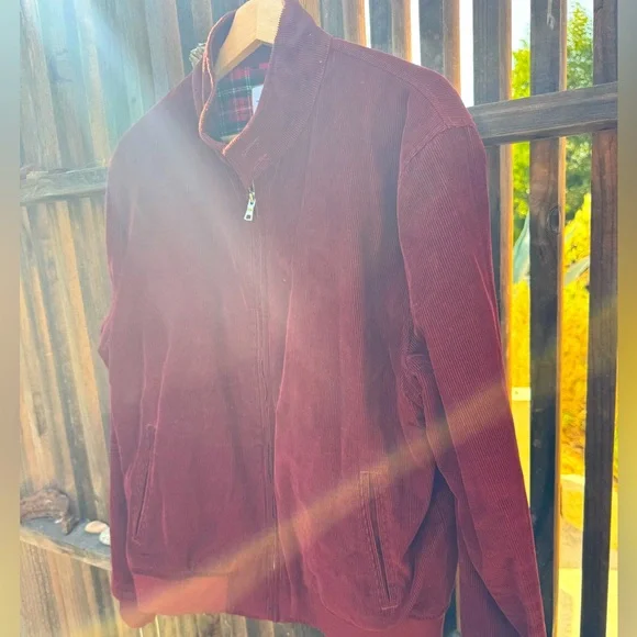 Vintage Topman Burgundy Corduroy Jacket - Picture 5 of 7